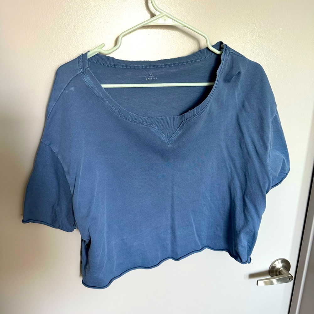 Aerie Offline Crop T Shirt